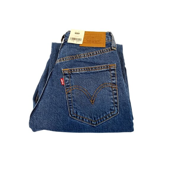 Levis Premium Womens 501 Original Fit Jeans Size 23x29 Medium Wash Denim - Picture 1 of 11